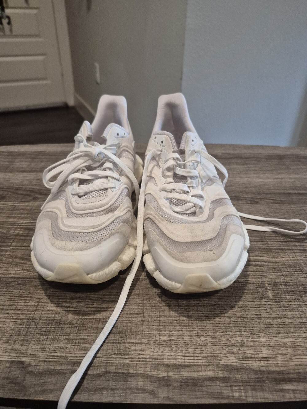 Adidas Climacool Vento Triple White Running Shoes FX7842 Men’s Size 7